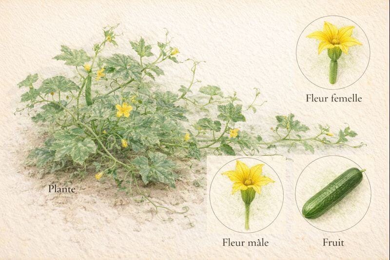 Concombre : comprendre la plante avant de choisir une variété