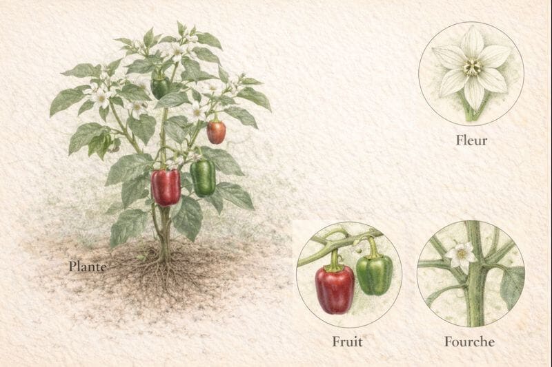 Poivron : comprendre la plante avant de choisir une variété